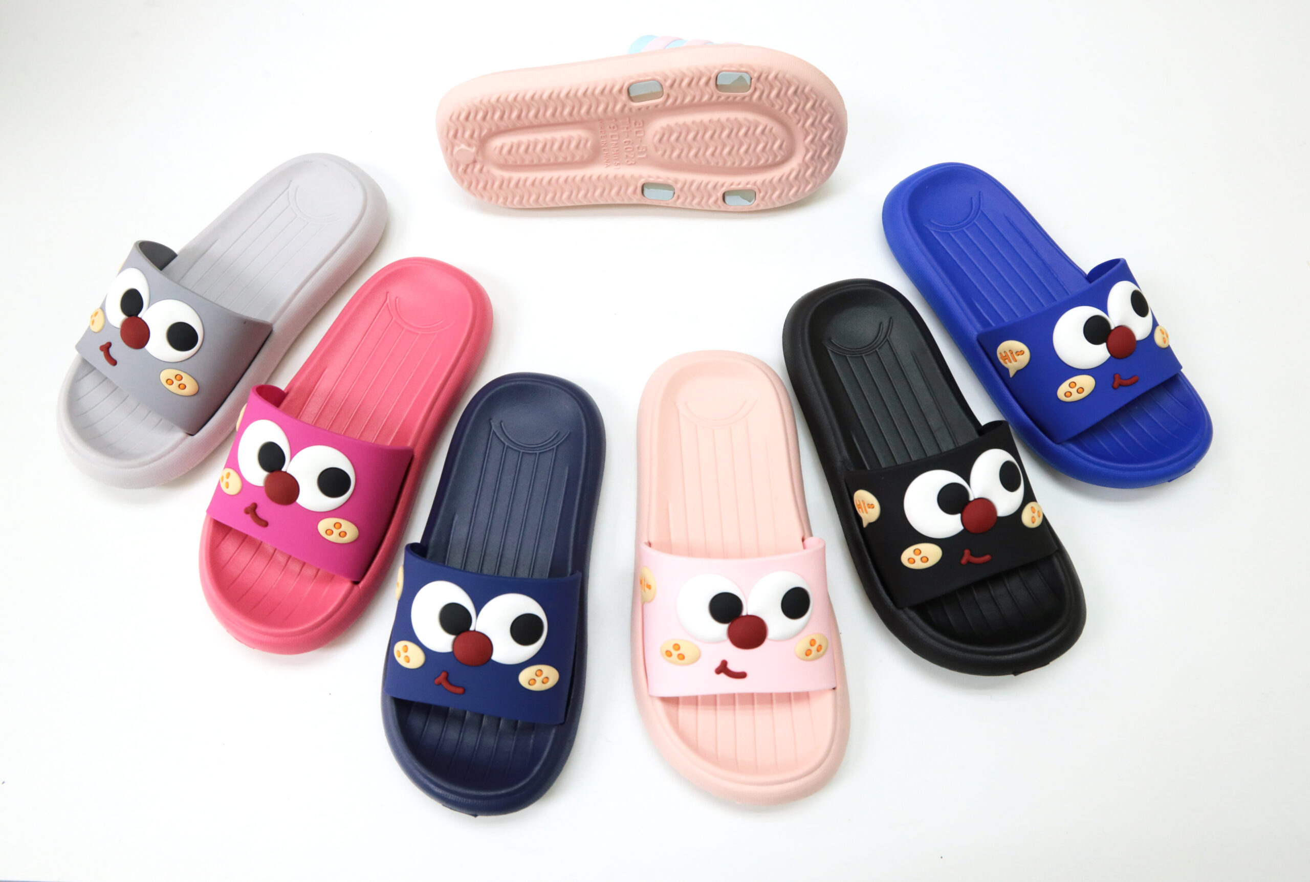wholesale 6023 2 kids slippers manufacturer